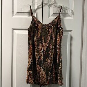 CAbi Multicolor Camisole Top with Spaghetti Straps